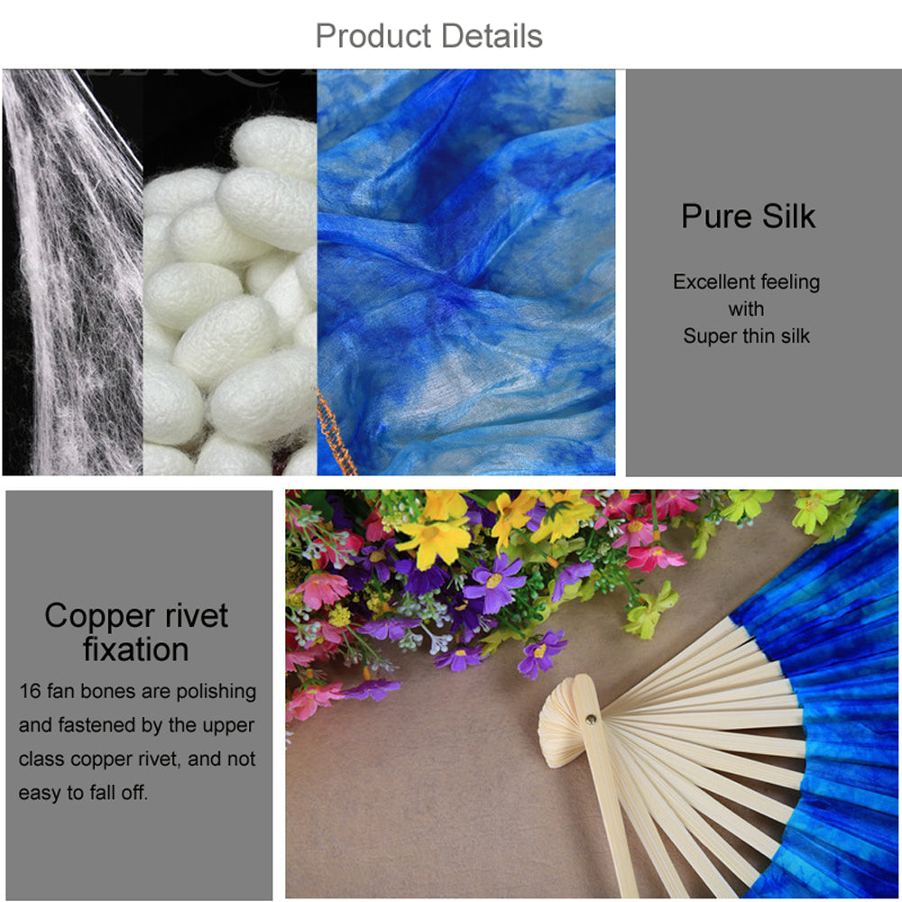 180x90cm 18 Colors 100% Real Silk Chinese Belly Dance Fan Veil Hand Made Belly Dance Fans