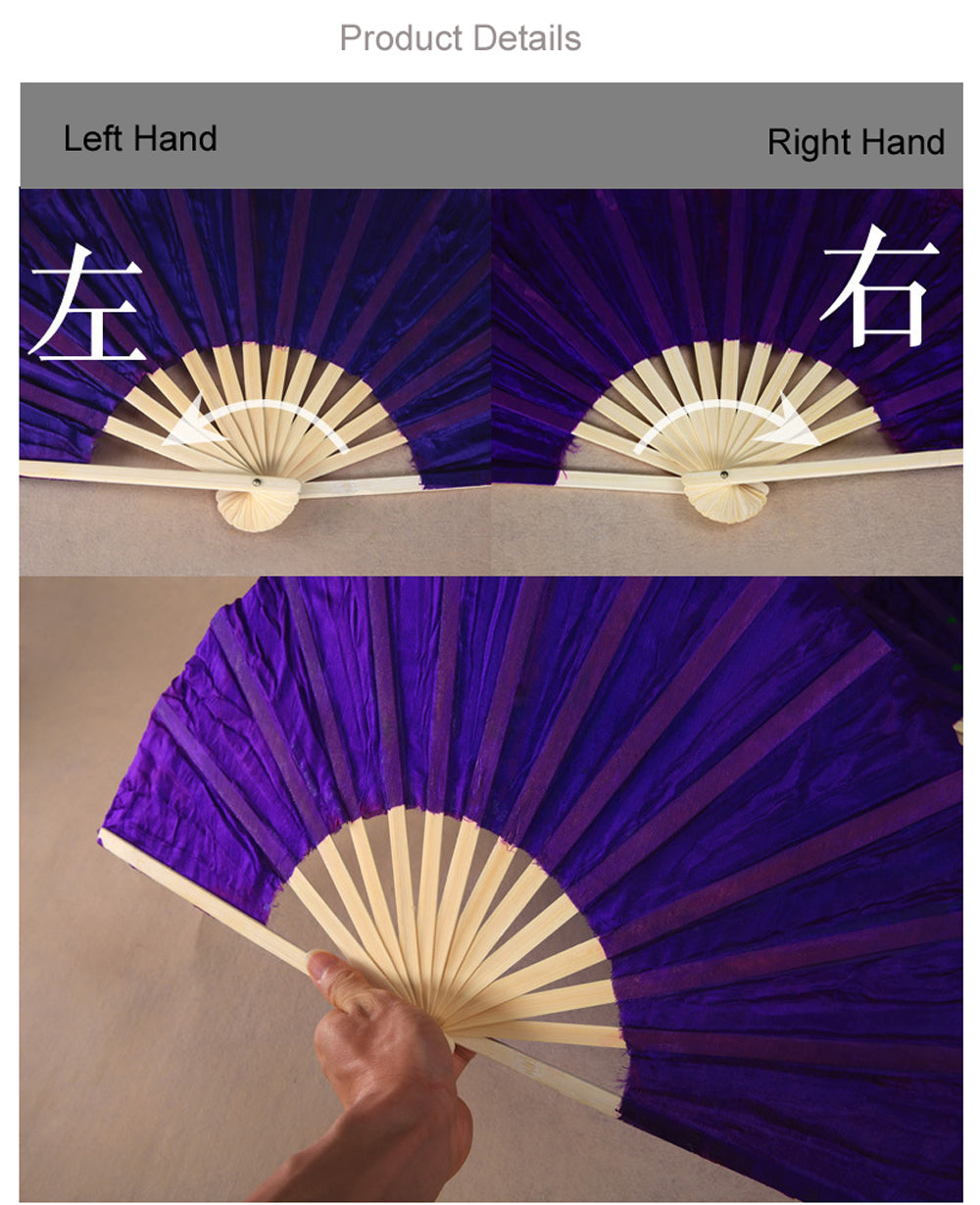 180x90cm 18 Colors 100% Real Silk Chinese Belly Dance Fan Veil Hand Made Belly Dance Fans